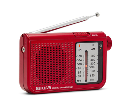 Radio i budzik AIWA RS-55 Czerwony